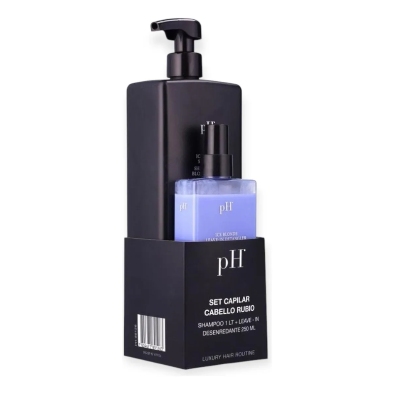 Set Ice Blonde - Shampoo 1 Litro + Leave In 250 ml
