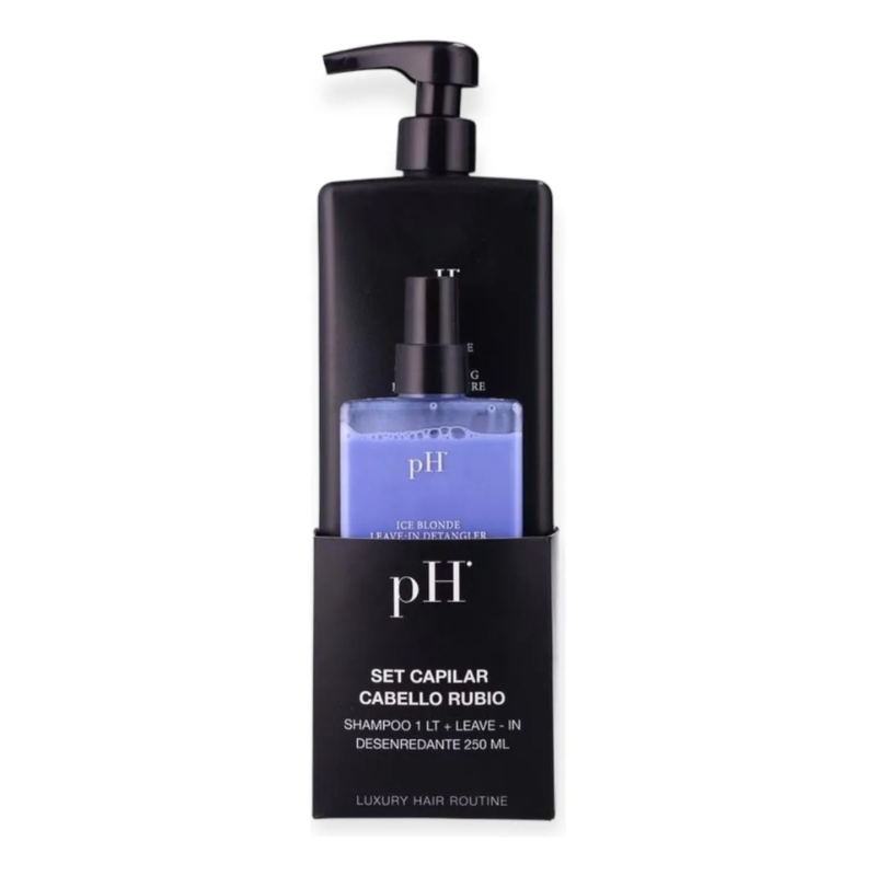 Set Ice Blonde - Shampoo 1 Litro + Leave In 250 ml