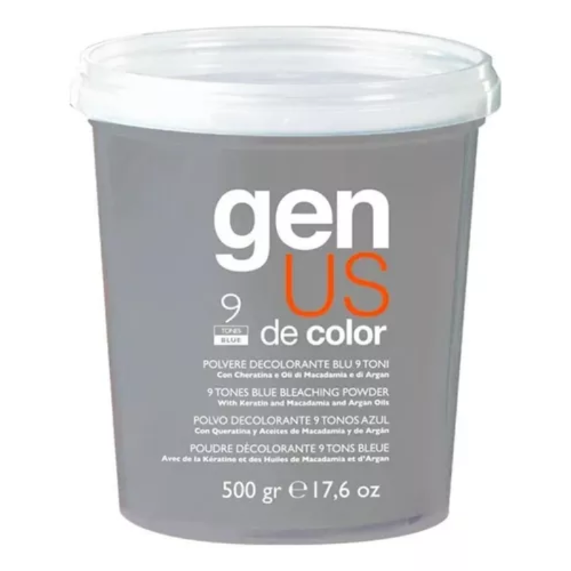 Decolorante 9 tonos con aceite de macadamia y argán