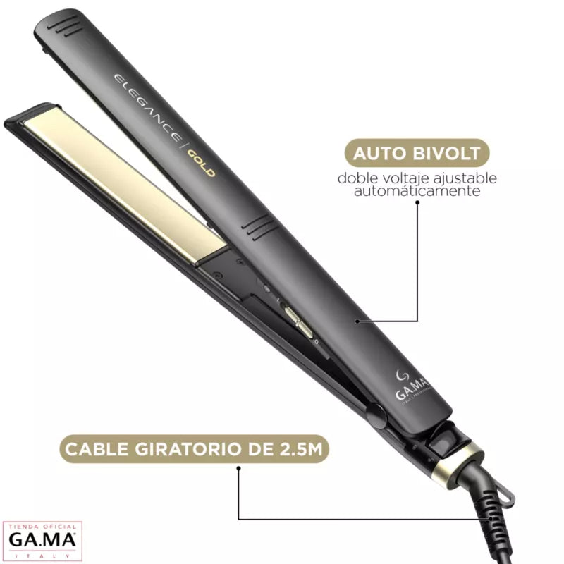Plancha alisadora de pelo Led - Gold Cerámica