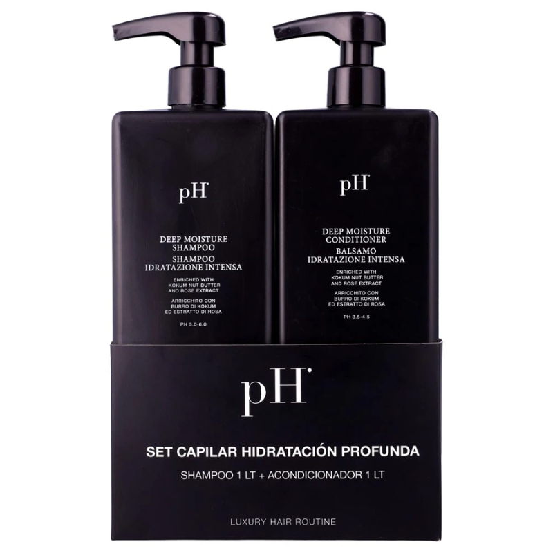 Set Hidratación Shampoo 1L + Acondicionador 1L