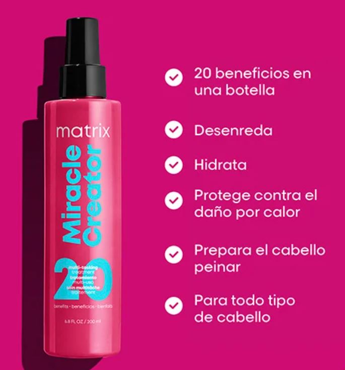 Spray 20 Beneficios Miracle Creator 400ml Matrix