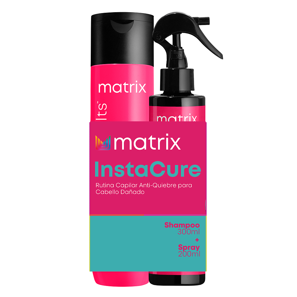Set Matrix - Shampoo Instacure 300ml + Spray 200ml