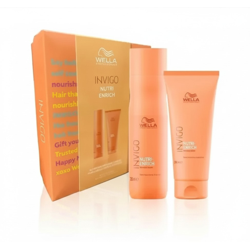 Invigo Nutri-Enrich Shampoo + Acondicionador 250 ml | Reparación Cabello Seco