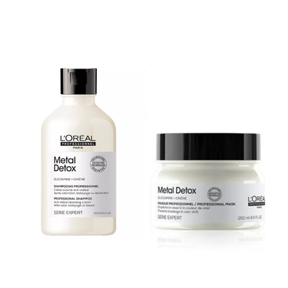 Pack Metal Detox Shampoo + Mascarilla Anti-Quiebre | Detox Capilar Profesional